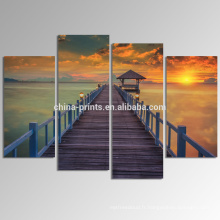 Sea Sunrise Photograph Print / Paysage naturel Canvas Art / Group Wall Art Décoration intérieure